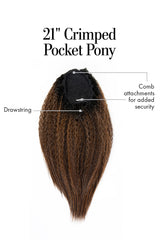 21" Crimped Pocket Pony