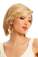 14-26-r10 red blonde with gold blonde highlights and light brown roots