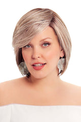 52-38-49-r8 3 tones of grey blended with dark brown roots