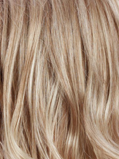 rh1488rt8 dark blonde with lightest blonde highlights and golden brown roots