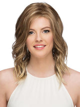 R613BG14 Dark Blonde with Fine Pale Blonde highlights & Pale Blonde tipped ends