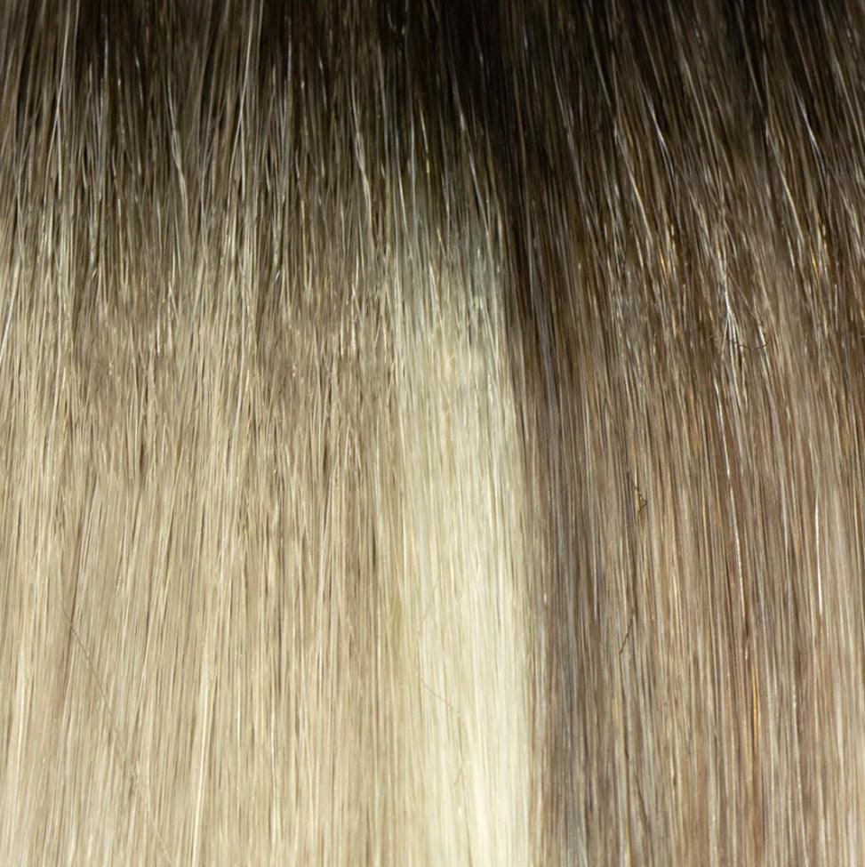 sunlit blonde rooted