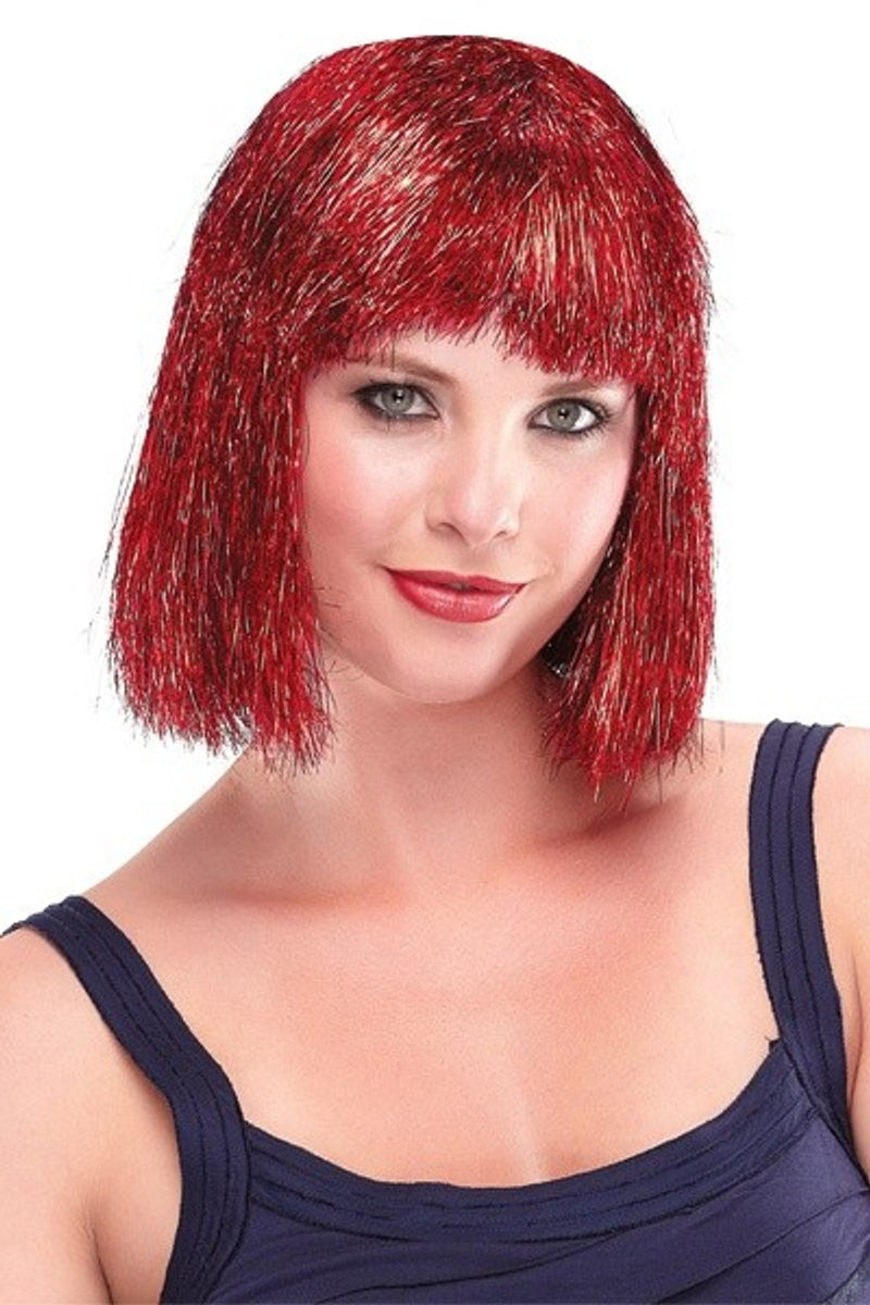 red tinsel