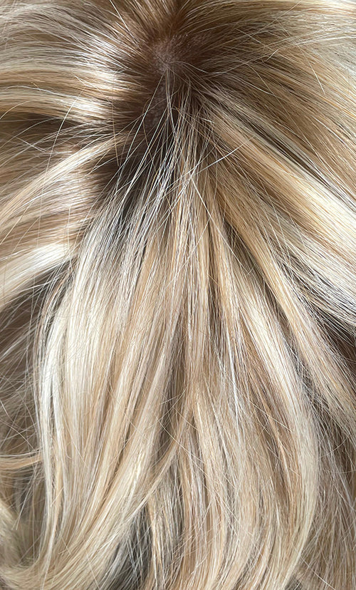 VENICE BLONDE 22F16S8 BLEND OF LIGHT ASH BLONDE & LIGHT NATURAL BLONDE-SHADED WITH MEDIUM BROWN