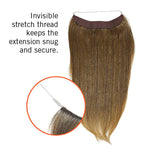 20" extensions invisibles cheveux humains halo