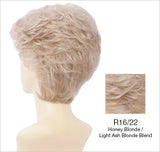 r16-22 honey blonde light ash blonde blend