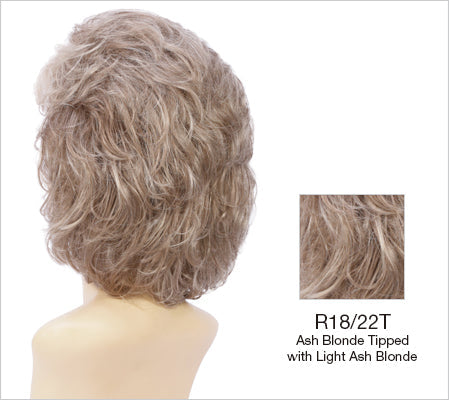 R18/22T ash blonde tipped with light ash blonde