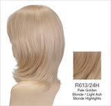 r613-24h pale golden blonde w light ash blonde highlights