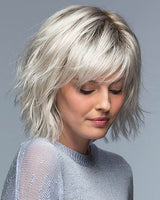 SILVERSUN/RT8 Iced Blonde Dusted with Soft Sand and Golden Brown Roots